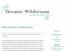 Tablet Screenshot of oceanicwilderness.com
